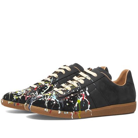 maison margiela replica paint shoes|maison margiela paint german trainer.